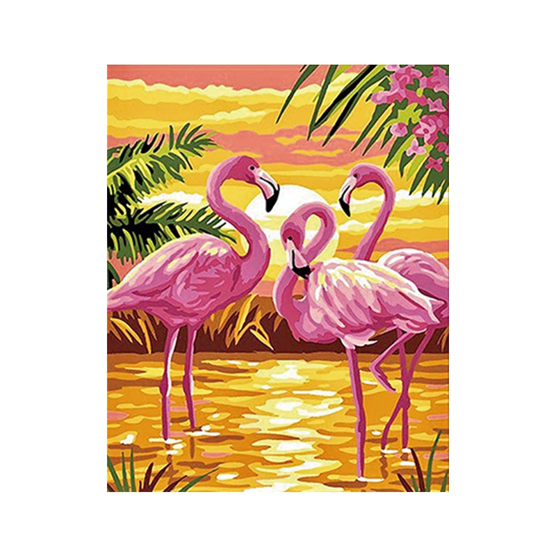 

5D DIY Diamond painting Love and flamingo Diamond Embroidery Full Cross Stitch Rhinestone Mosaic Home Decor Handmade Gift