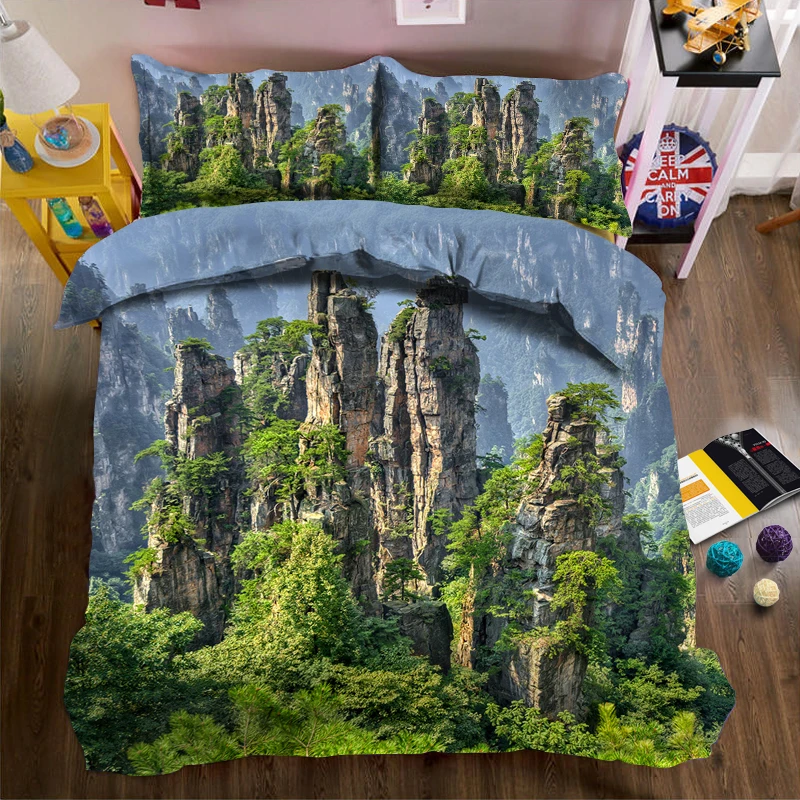 3D эффект фото клубника автомобиль розы природа пейзаж постельное белье можно