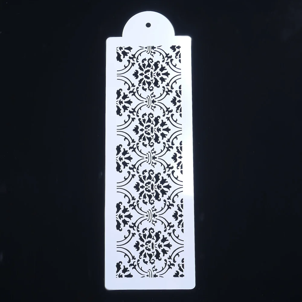 

Plastic Lace Border Crown Flower Reusable Stencil Airbrush Painting Art DIY Home Decor Scrap booking Album Crafts Hollow mold