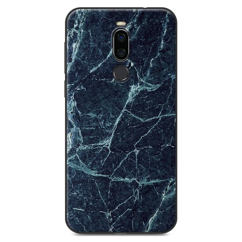 005 Shen Чехол для Meizu X8, силиконовый чехол, мягкий ТПУ чехол для телефона с рисунком деревянного камня, для Meizu X8, задняя крышка, противоударный защитный экран - Цвет: 005 Shen