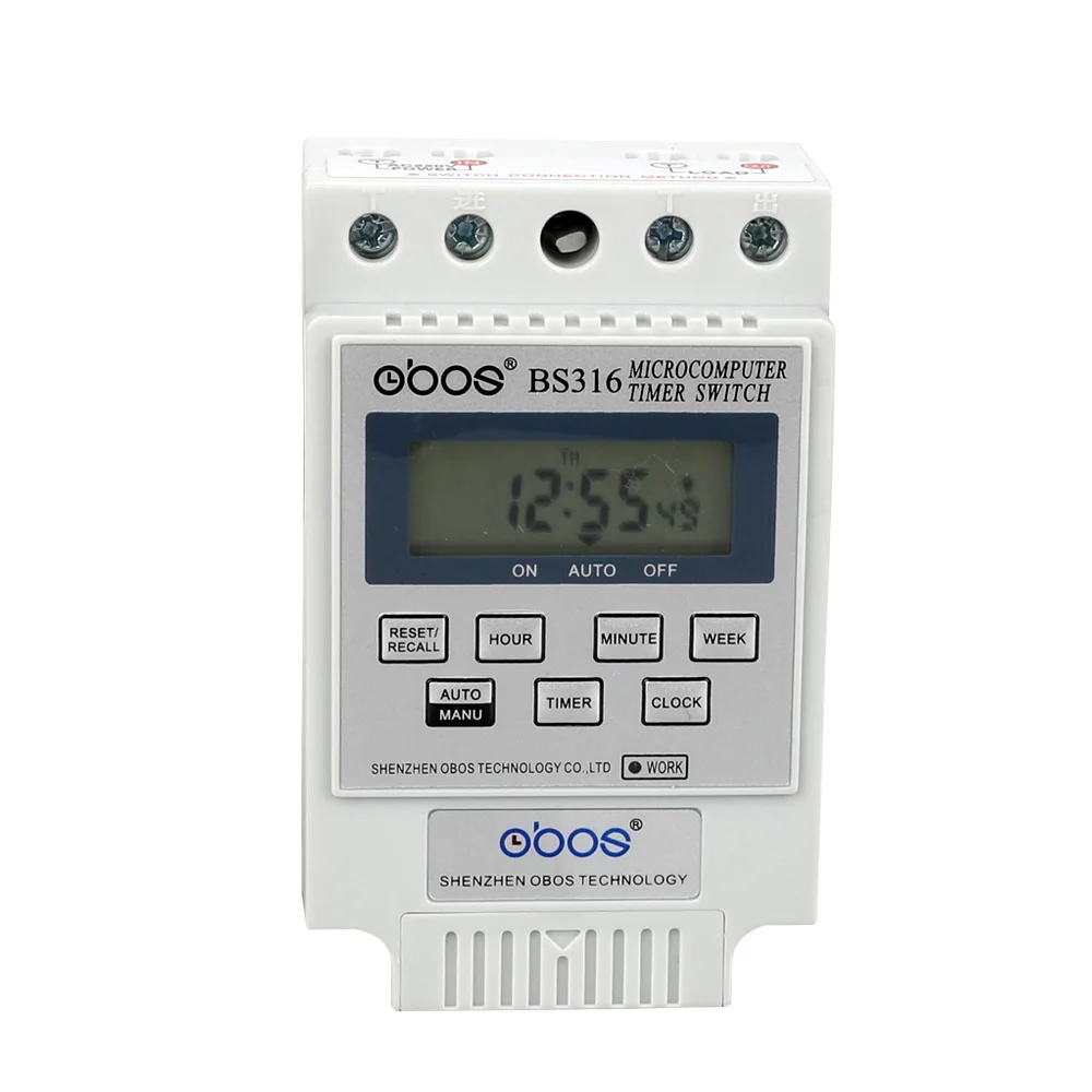 white 240 V Красивый, хорошее качество, хорошая цена, 220 В, реле таймера, 24 часа, таймер, переключатель с 10 раз, вкл/выкл, диапазон времени, 1 мин-168 ч - Цвет: white 240 V