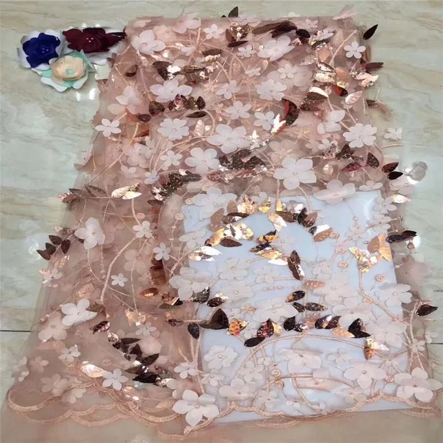 Кружевная ткань с блестками в африканском стиле 2019 вышитые кружевная