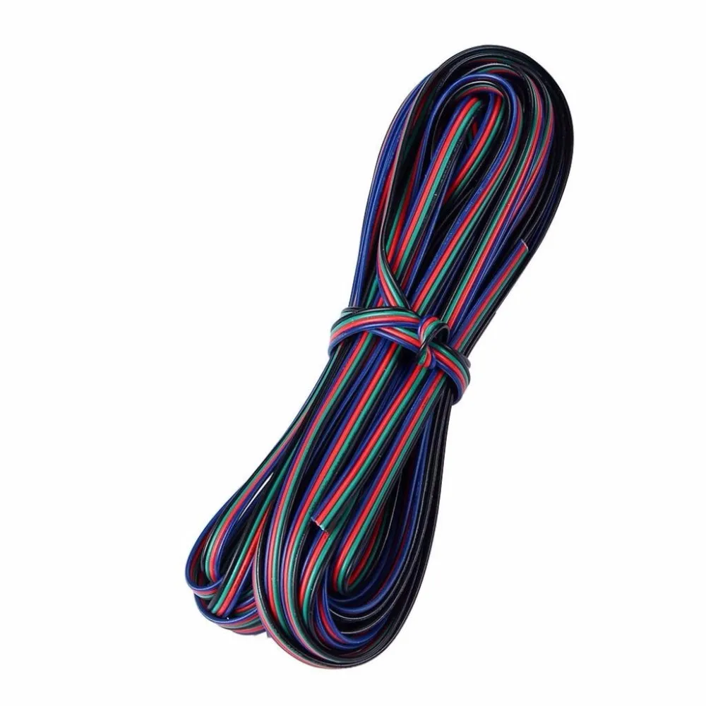 BLYN 100 м 4 Pin коробка передач с плоский кабель разъем провода 22AWG чистый Медь