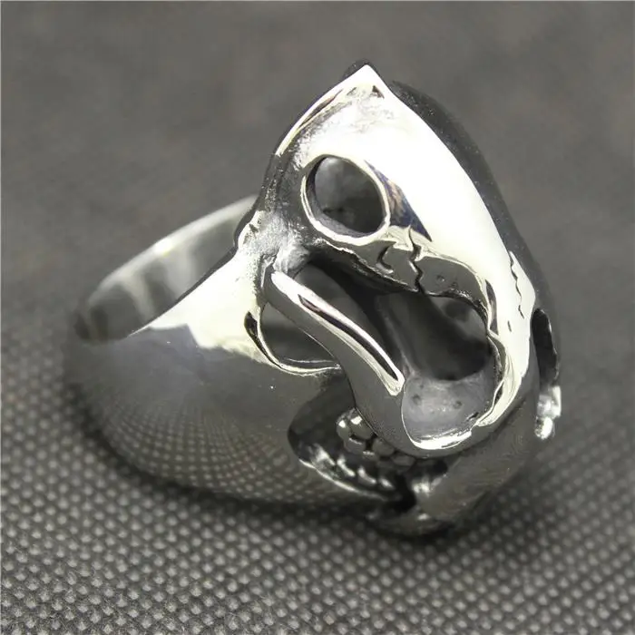 Кольцо из нержавеющей стали 316L Крутое новейшее большое тяжелое динозавр крутое