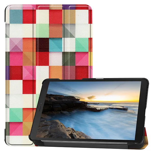 SMT290 SY HLF Чехол для планшета для samsung Galaxy Tab 8 SM-T290 SM-T295, ультра тонкий кожаный чехол-подставка для Galaxy Tab A 8,0 T290 T297 чехол - Цвет: SMT290 SY HLF