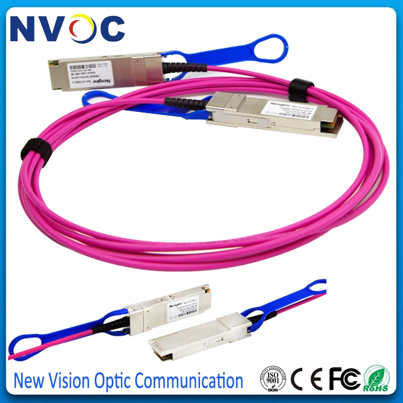 Бесплатная доставка 100G QSFP28 к многомодовый MMF OM4 1 м 2 3 5 100 Гбит/с AOC активный