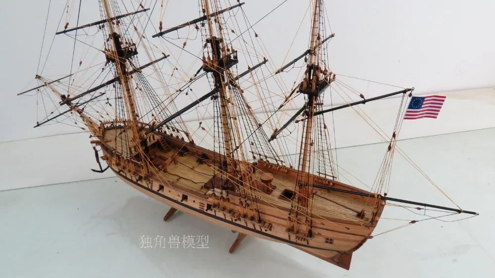 Деревянный комплект модели корабля масштаб 1/50 США Гремучая змея 1782 корабль деревянная модель