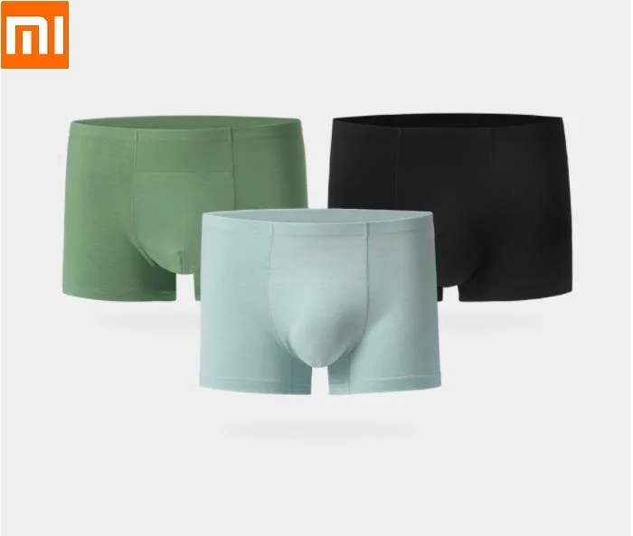 Мужские удобные дышащие трусы Xiaomi Cottonsmith прохладное на ощупь долгосрочное нижнее
