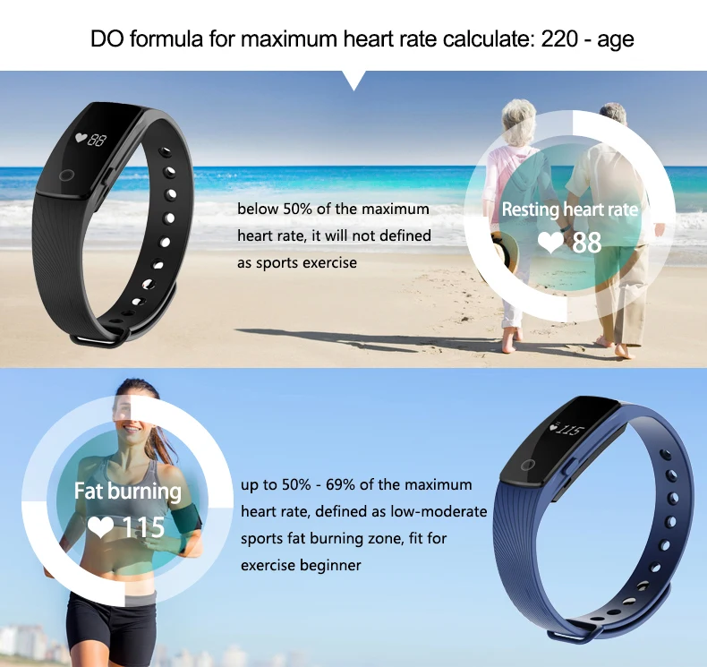 HearthRate Bluetooth Smart band монитор лучший браслет Фитнес трекер очень подтянутый 2 0 app pk