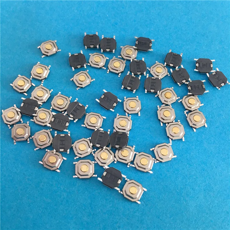 

50pcs/lot YT2006 4*4*1.5mm 4pin Light Touch Switchs SMD Waterproof ON/OFF Button Micro Switch Drop Shipping