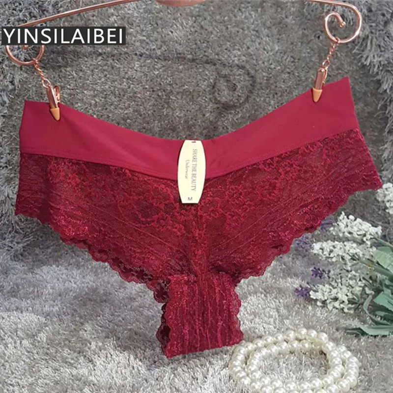 Женское нижнее белье размера плюс стринги сексуальные бесшовные кружевные