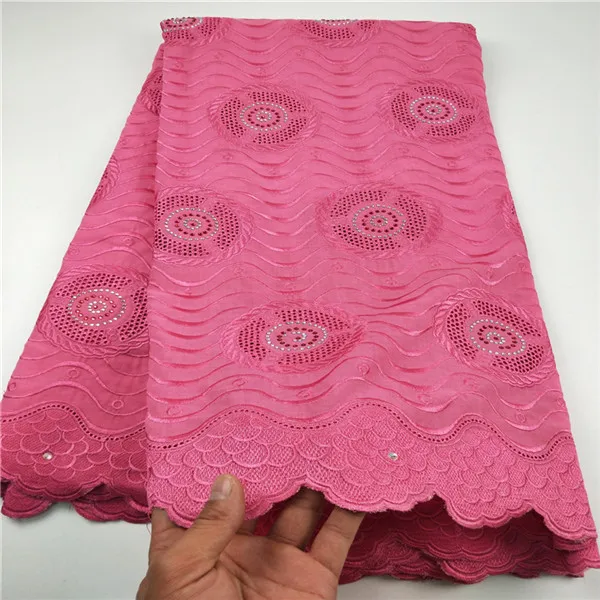 As so picture High Quality Swiss Voile Laces Switzerland Cotton African Dry Cotton Lace Fabric White Hollow Out Nigerian Voile Lace CHYP2 - Цвет: As so picture