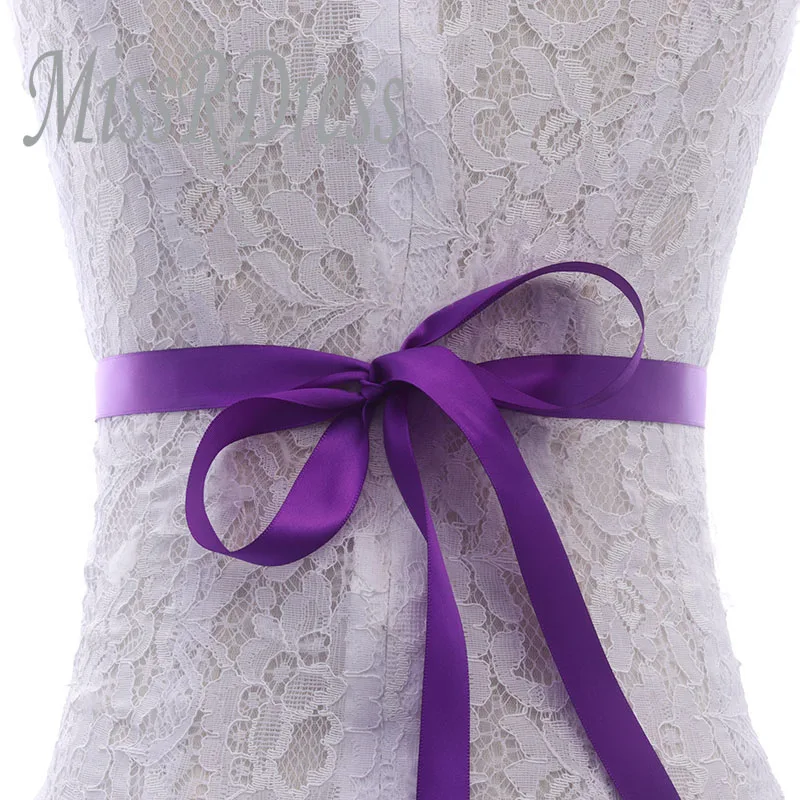 purple MissRDress Стразы жемчуг свадебный пояс розовое золото Кристалл Свадебный Пояс алмазный пояс для свадебного платья свадебное украшение JK810 - Цвет: purple
