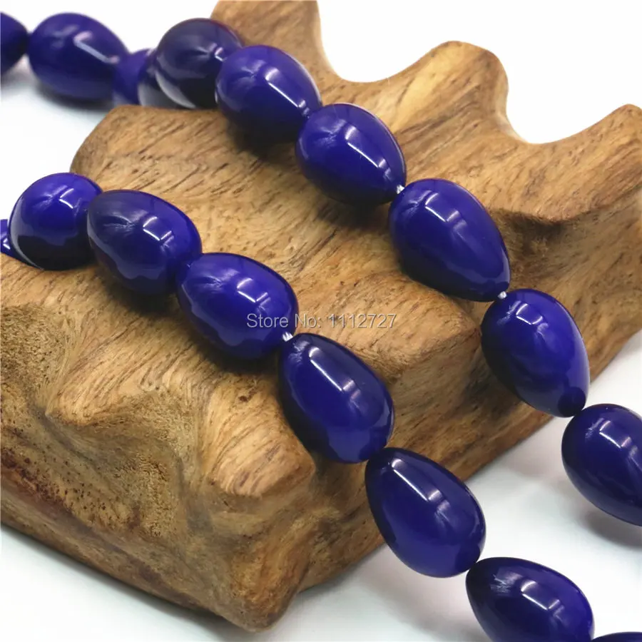 Украшения для женщин и девочек 9x13 мм темно синие рождественский подарок имитация