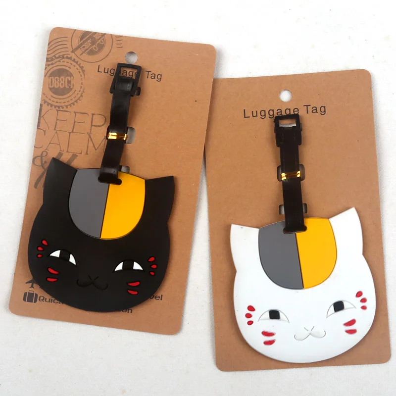 С рисунком из мультфильма «Tokyo Ghouls» под названием Kumamon бирки для багажа, чемодана ярлык Имя Адрес ID Сумка багажная бирка для путешествий