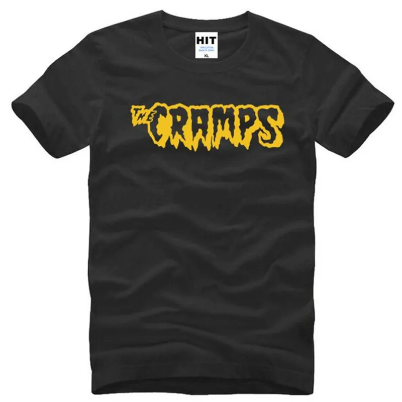 

The Cramps Garage Punk Rock T Shirt Men Hip Hop Short Sleeve O Neck Cotton T-Shirt Fashion Cool Tee Shirt Homme Camisa Masculina
