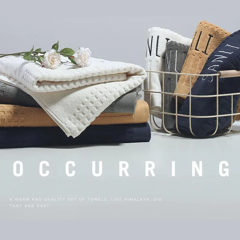 Санли 100% чистого хлопка супер абсорбент полотенце влюбленных белый Моне отель