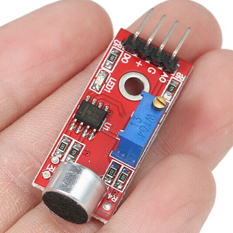 10 шт. Микрофон Звук голоса сенсор модуль для Arduino AVR PIC 5 в цифровой датчик микрофона электронный DIY детектор обнаружения чувствительный