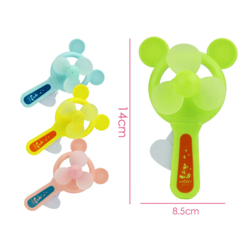 Портативный мультфильм ручной прессованный пластиковый вентилятор детская