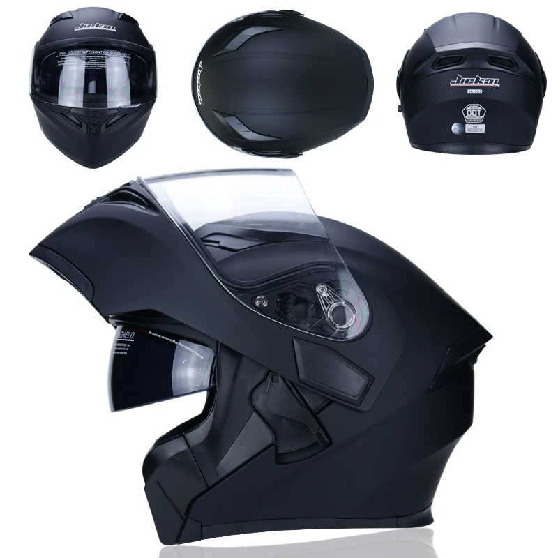 JIEKAI 902 moto rcycle шлем флип двусторонний Чехол шлем гоночный полный лицо moto Casco Size-2XL DOT утвержден - Цвет: 9