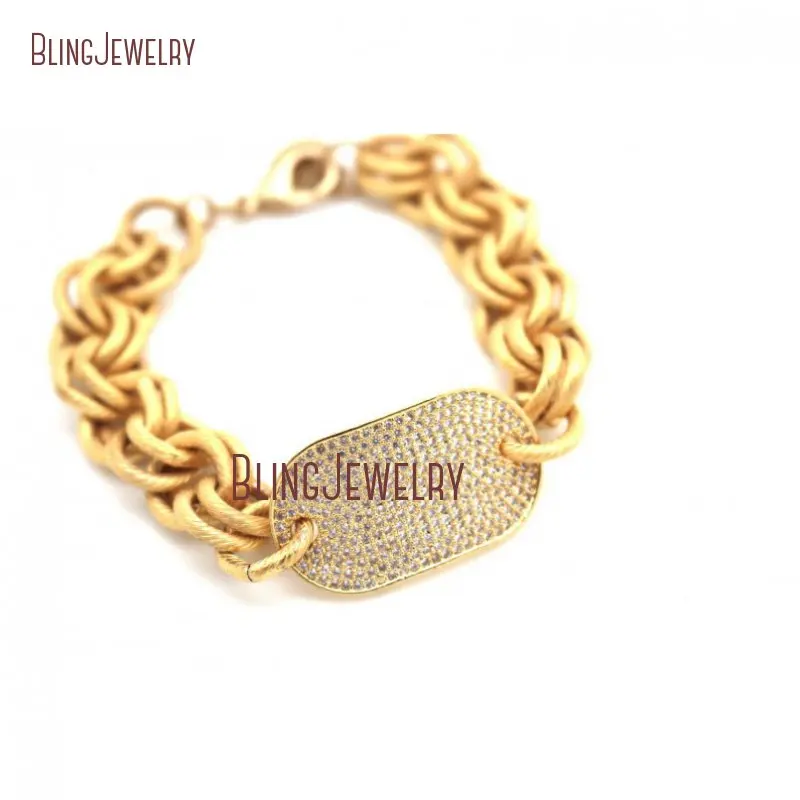 BM22084 Большие изогнутые собачьи элементы для украшений Evil Eye Charm Двойная Цепочка из цельного золота с застежкой браслет BM26262 - Окраска металла: BM22084