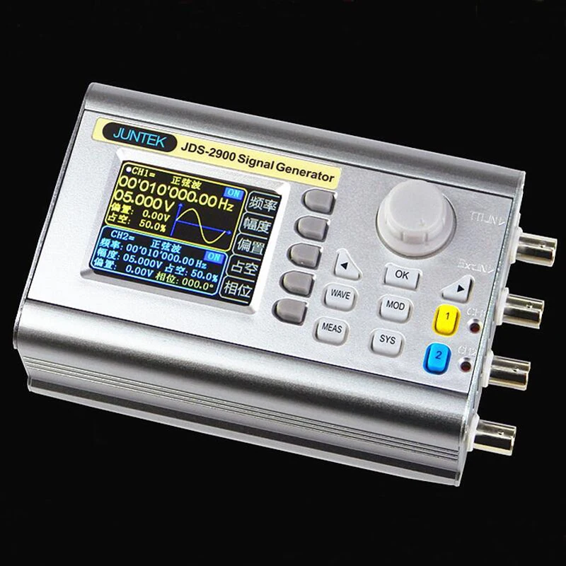 Генератор сигналов DDS JDS2900 50 МГц двухканальный счетчик частоты 100 240 В|Генераторы