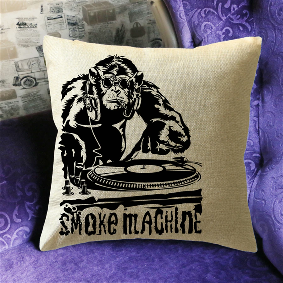 Современная Дымчатая птица Зебра животное декоративный офисный стул бархатная