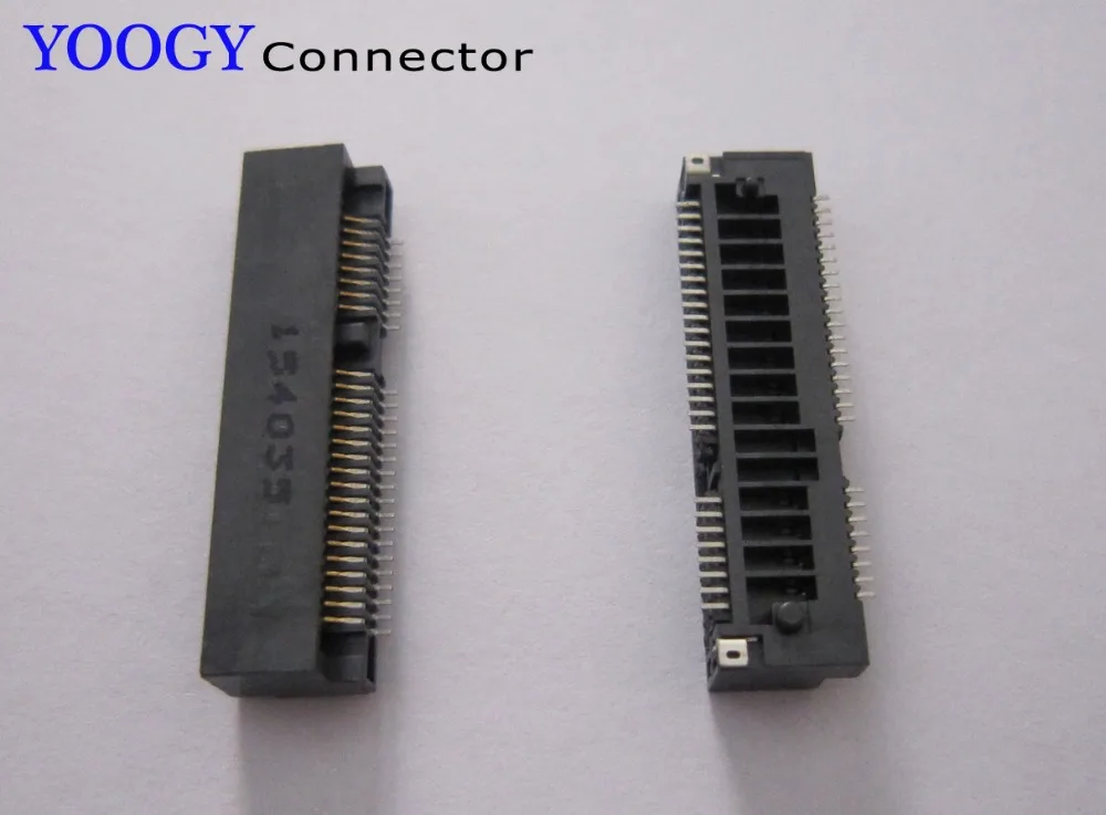 1 шт. Mini PCI E слот Разъем 5 2 мм высокая посадка для материнская плата ноутбука