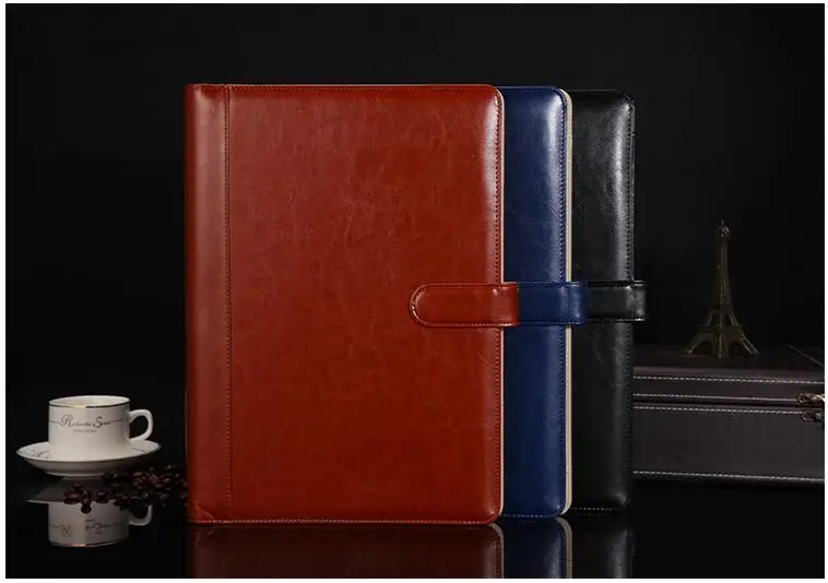 Многофункциональная Кожаная деловая сумка на молнии органайзер для файлов