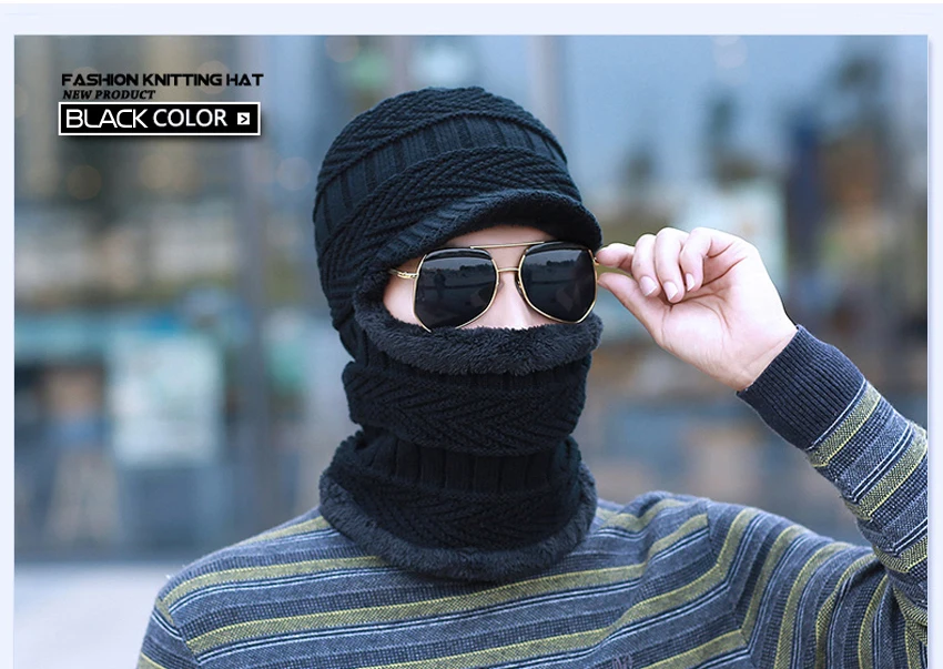 Новинка, Балаклава, зимняя, женская, мужская, Skullies, шерстяная, вязаная, Балаклава, шапка, маска ниндзя, теплый плюшевый Карманный головной убор, унисекс, снежная шапка