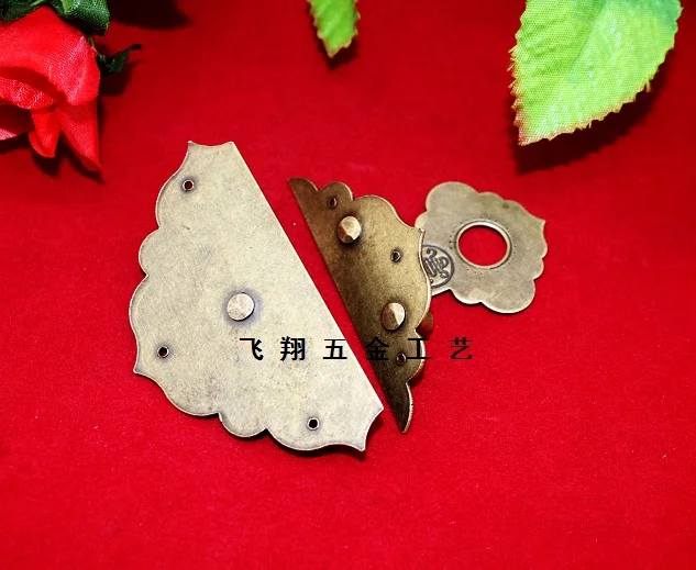 75*64 см мебель Мин и Цин медная Пряжка замок для ящика китайские антикварные