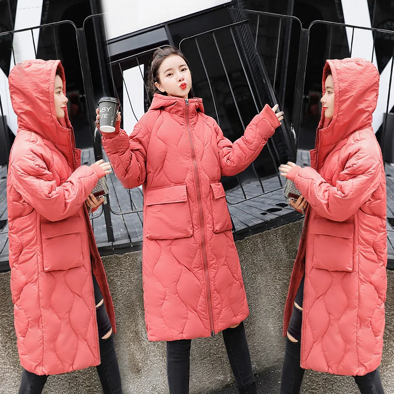 Женская зимняя парка с капюшоном в стиле ретро|Женские парки| |