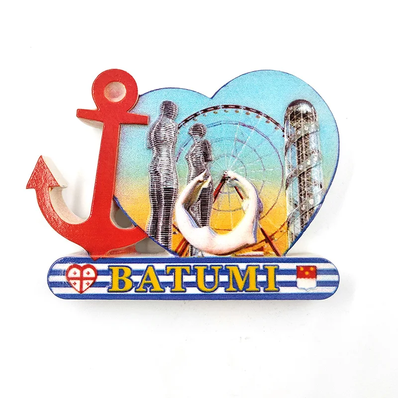 Грузия Батуми путешествия ремесло магнит на холодильник для детей сувенир