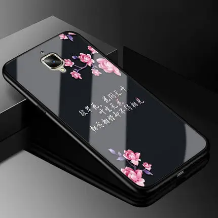 Для Oneplus 3T чехол 1+ 3T камень с персонажами из мультфильмов для телефона из закаленного стекла чехол Oneplus3T жесткая накладка на заднюю панель One plus 3T A3010 защитный чехол s - Цвет: A7