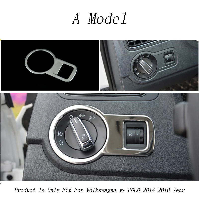 Стайлинг автомобиля выключатель фар декоративный каркас Декоративные Чехлы