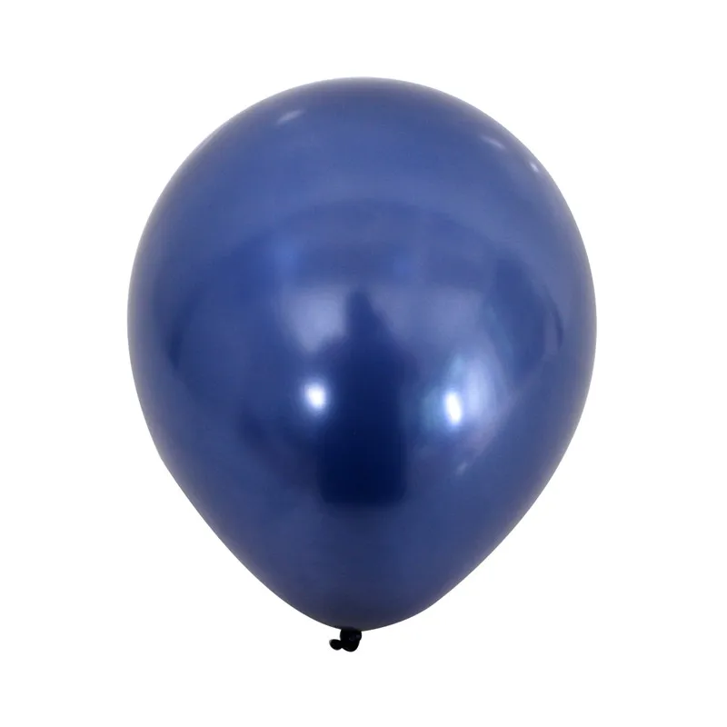 2.2g Luminous Blue 10 шт. 10 дюймов металлические светящиеся синие шары темно-синие шары на день рождения, свадьбу, вечеринку, декор на День святого Валентина Латексные Шары - Цвет: 2.2g Luminous Blue