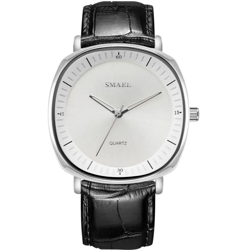 BlackSilver SMAEL часы Мужские Цифровые мужские часы спортивные часы Wtaerproof Relogio Masculino цифровые часы мужские повседневные 1900 часы мужские люксовый бренд - Цвет: BlackSilver