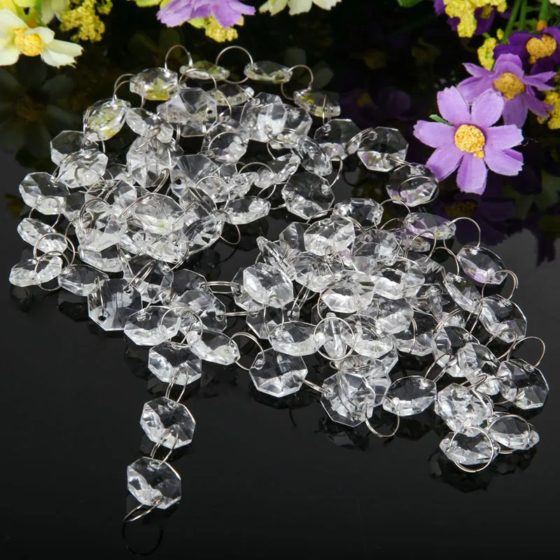 3 фута Висячие Хрустальные Бусины прозрачные акриловые бусины подвески гирлянды