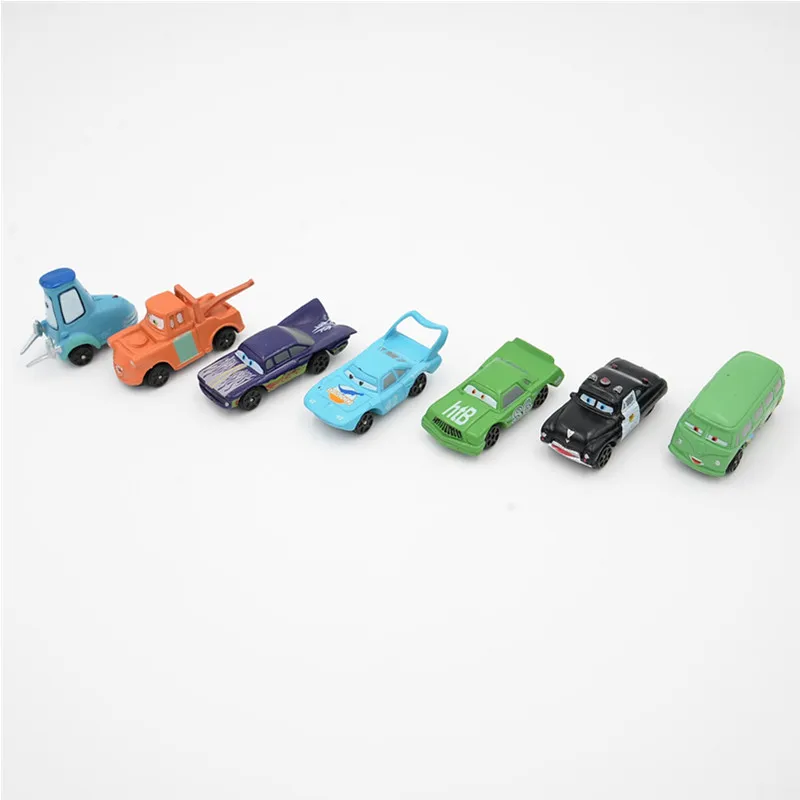 Disney Pixar Cars 14 шт./компл. 3-5 см мини Молния Маккуин ПВХ Экшн фигурки модели кукол