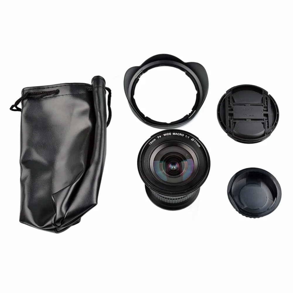 GloryStar 15 мм F/4 F4.0 F32 Ультра широкоугольный 1:1 макрообъектив для цифровых зеркальных