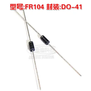 New FR104 DO-41 Fast Recovery Rectifier Diode Output 400V 1A Straight Line 104 DO41