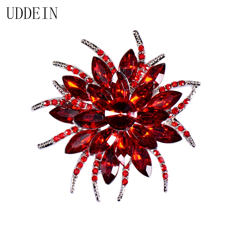 UDDEIN заколка для лацканов свадебные аксессуары модные красные броши в форме