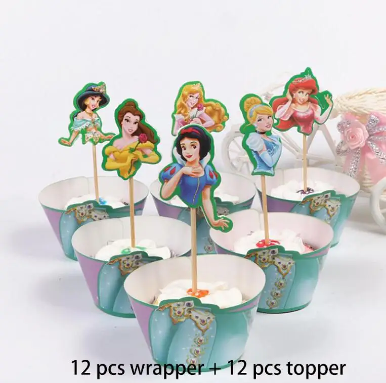 Picture design 30 дизайнов героев мультфильмов, обертки и топперы для кексов, детские товары для дня рождения, вечерние и праздничные принадлежности, украшения торта - Цвет: Picture design