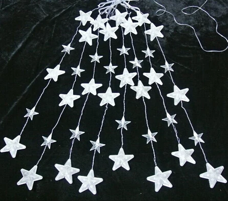 СВЕТОДИОДНАЯ Гирлянда занавеска С пятиконечными звездами|curtain lights|decorative lightswedding