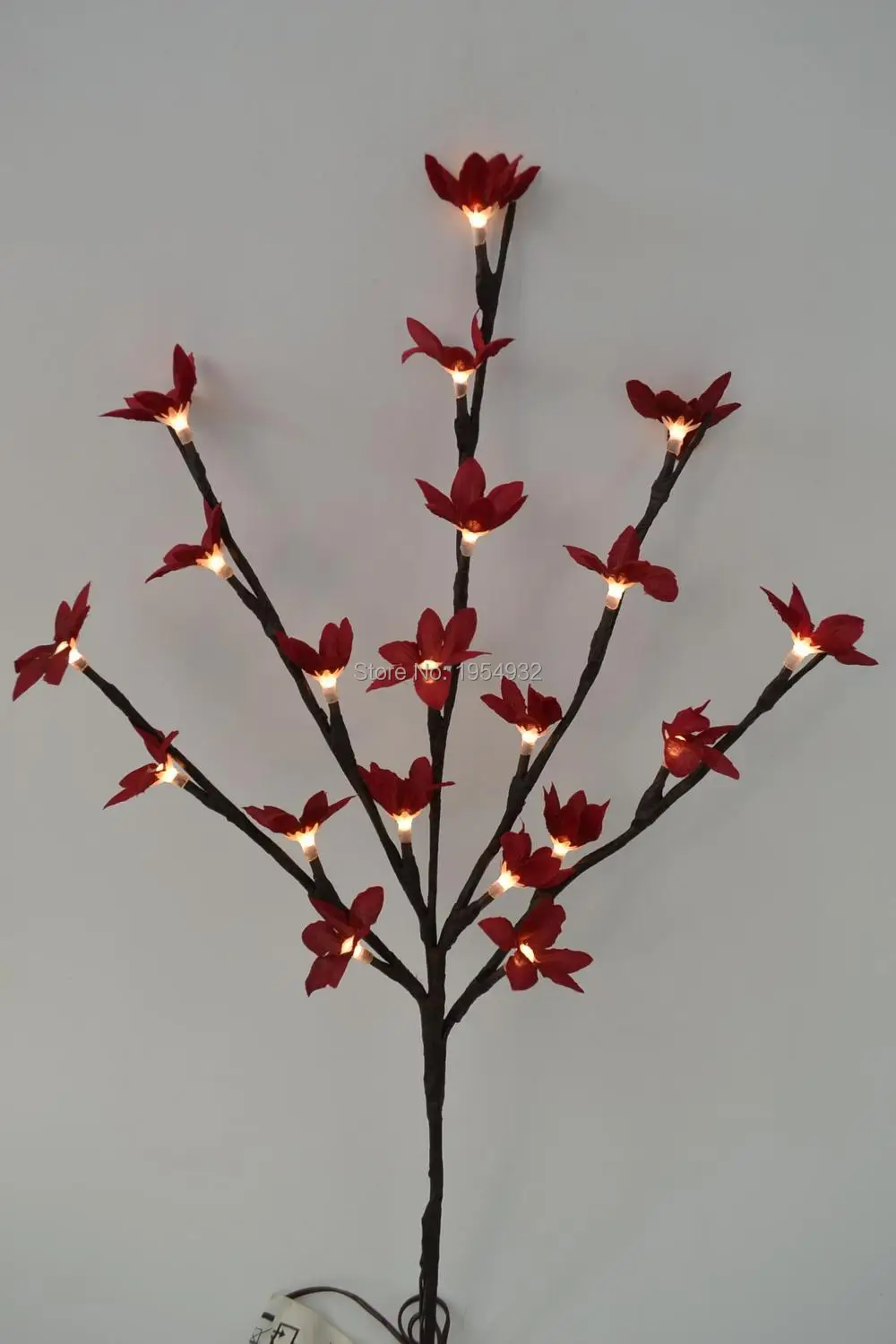 Светодиодный светильник на батарейках Forsytia Branch 2" 20 светодиодный светильник на батарейках Forsytia Branch свадебное украшение стола ветка светильник