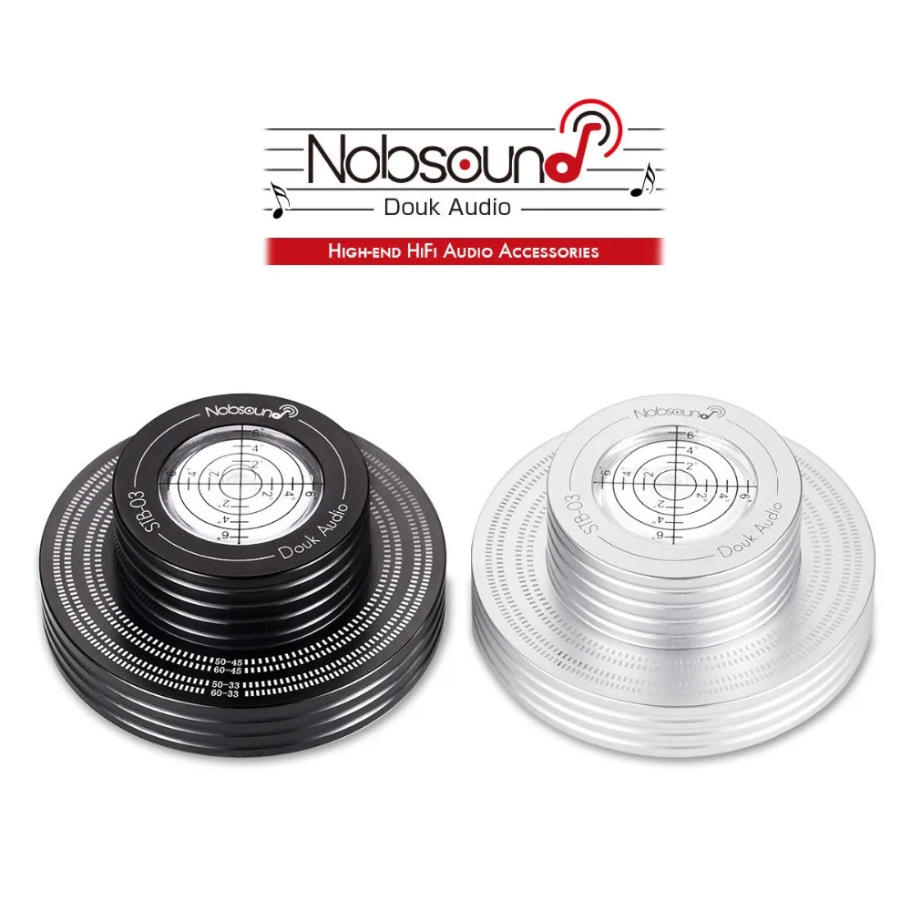 Nobsound Hi-Fi LP виниловых дисков стабилизатор 50/60Hz Тахометр запись Вес проигрыватель пузырьковым уровнем для спускового механизма