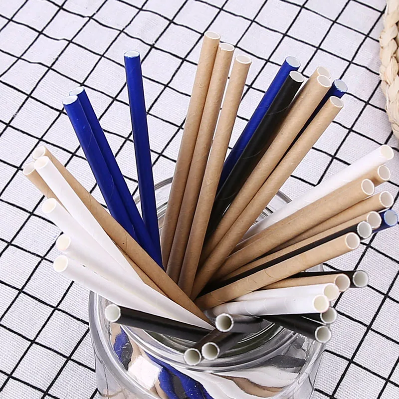 50 шт. бумажные соломинки для напитков | Дом и сад