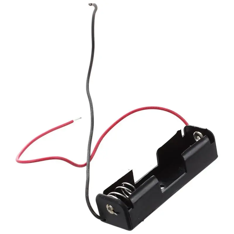 Одна сторона 1x1 5 V AA батарея Чехол держатель черный| |