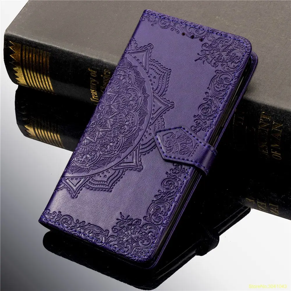 High Quality Mandala Pattern Wallet phone case For Samsung Galaxy J8 Plus 2018 M10 M20 stand Card Slot Cover cases fu'n⟚'s |