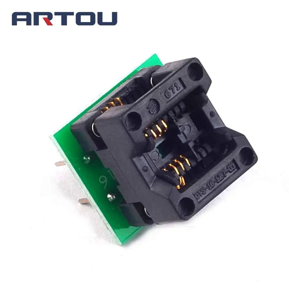 SOIC8 SOP8 Для DIP8 широкое сиденье 200mil программирующий адаптер гнездо синего